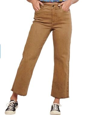 Toad&eCo Balsam Seeded Cutoff Pants in Honey Brown